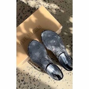 Steve Madden MINO, Black Rhinestones